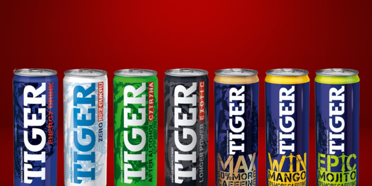 Tiger Energy Drinks - Beliebte polnische Energy Drinks mit Koffein und Taurin