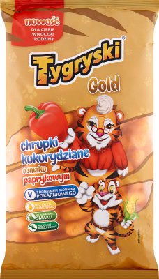 Tygryski Gold Maischips mit Paprikageschmack 100g