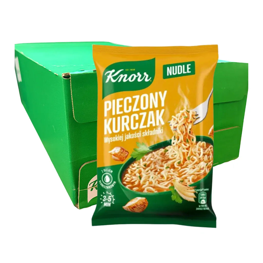 22x Knorr Nudle Brathähnchen - Kurczak Pieczony 61g - Vorratspack kaufen - Polskashop24