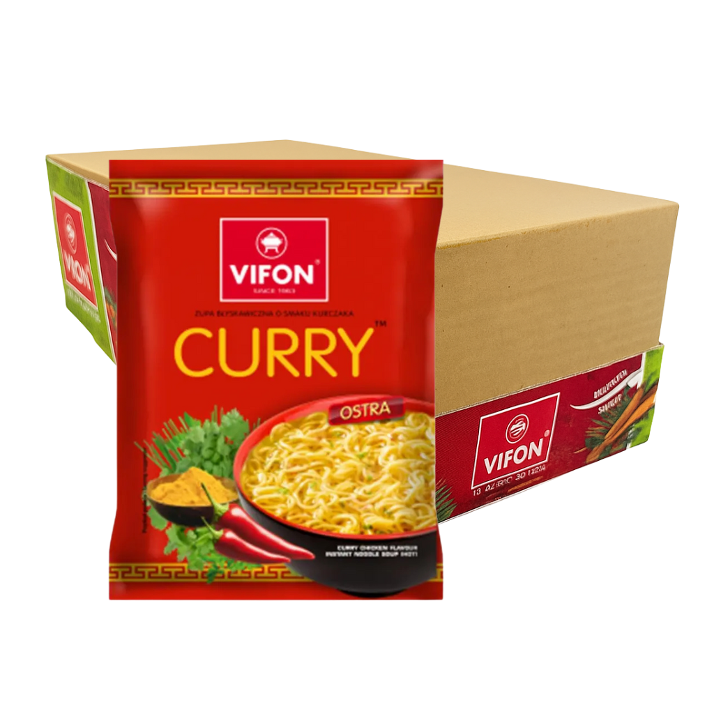 Vifon Kurczak Curry Instant - Nudelsuppe 70g (24er - Pack) - Polskashop24