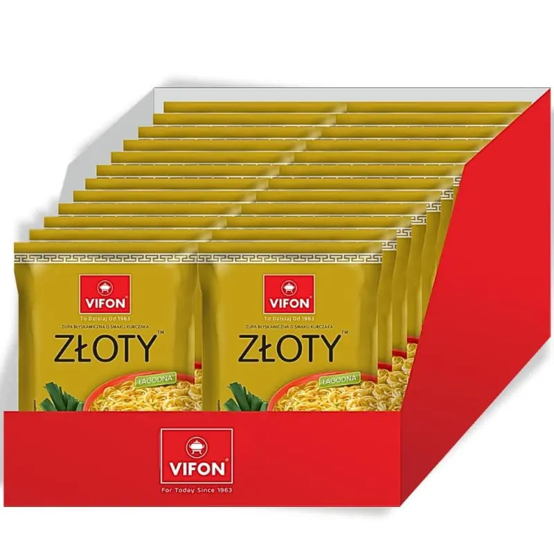 Vifon Złoty Kurczak Instant-Nudelsuppe 70g (24er-Pack)