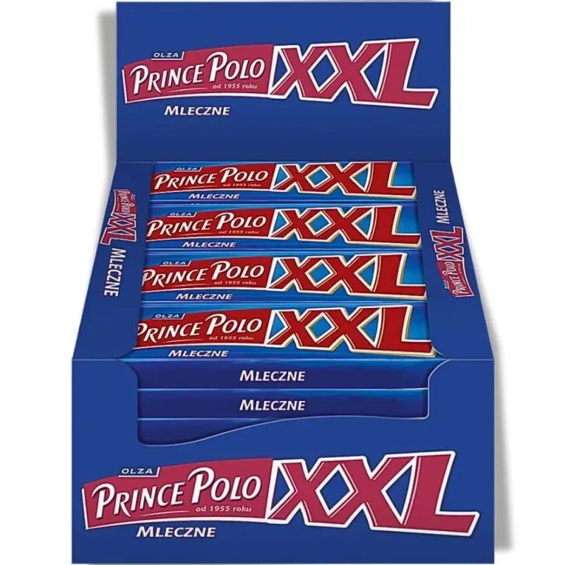 Prince Polo XXL Milchschokoladen-Geschmack - 50g x 28 Stück