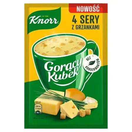 4 Käse Instantsuppe - Gorący Kubek 4 Sery 17g - Knorr - Polskashop24