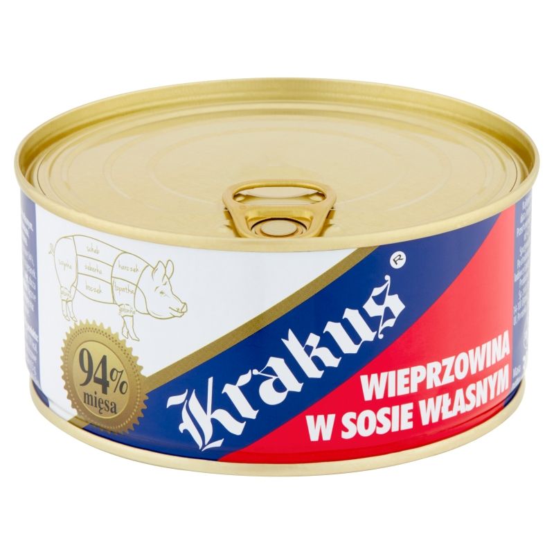 Krakus Konserwa - Schweinefleisch in eigenem Saft (300 g)