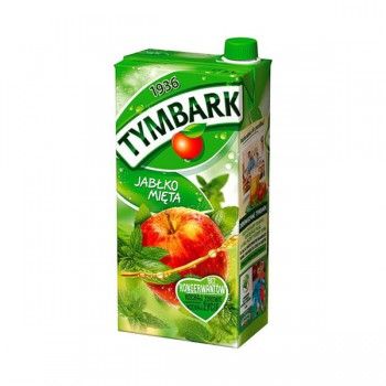 Tymbark Apfel-Minze 2 L Karton - Napój Jabłko-Mięta (zzgl. 0,25€ Pfand)