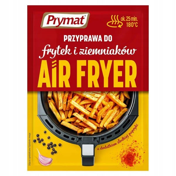 Prymat Przyprawa do Frytek i Ziemniaków Air Fryer Pommes Kartoffelgewürz 30g Packung polnische Gewürze Heißluftfritteuse