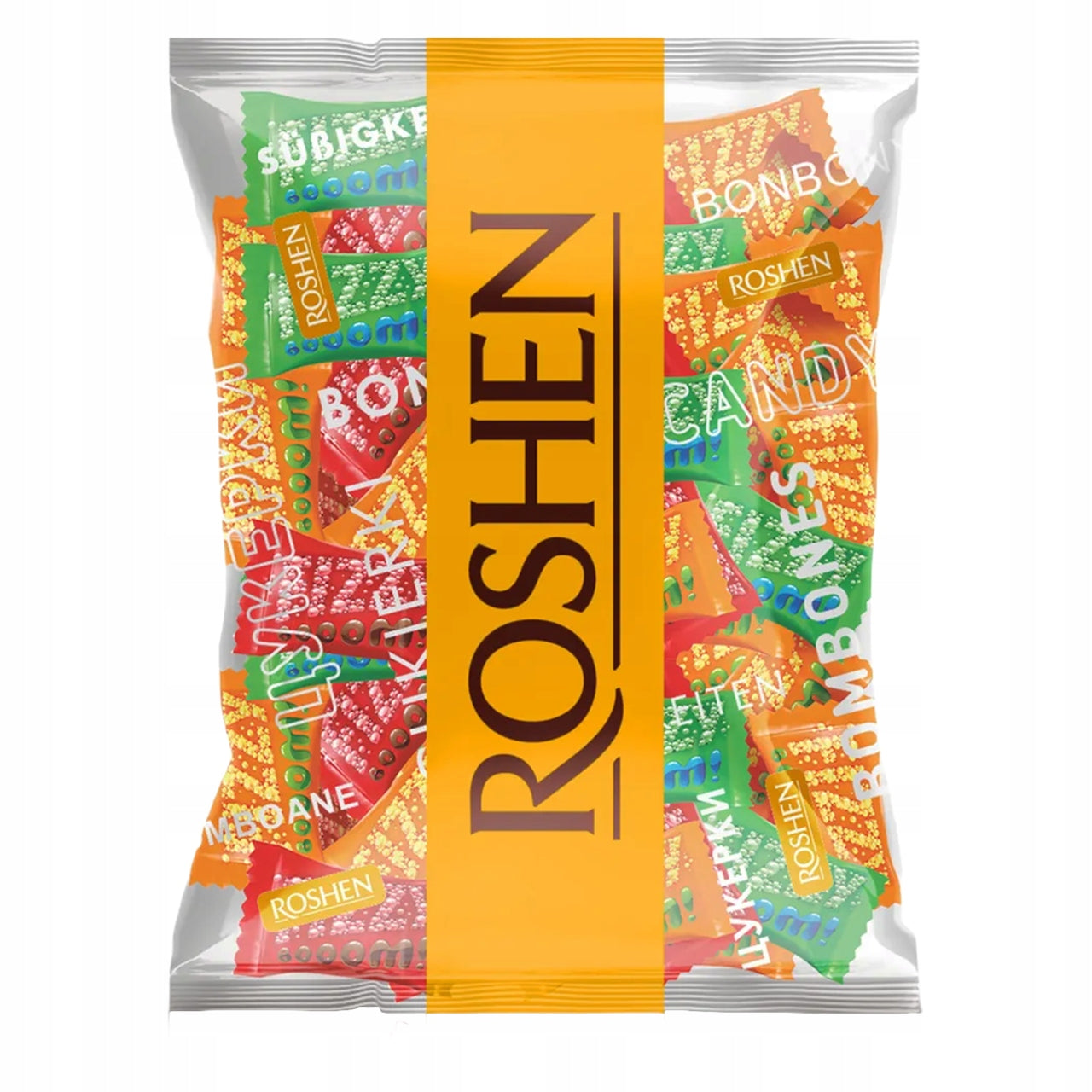 ROSHEN Fizzy Boom Cukierki 1kg - Musujące Karmelki 3 Smaki kaufen - Polnische & Schlesische Spezialitäten - Online Supermarkt mit Lebensmittel aus Polen | Polski Sklep internetowy