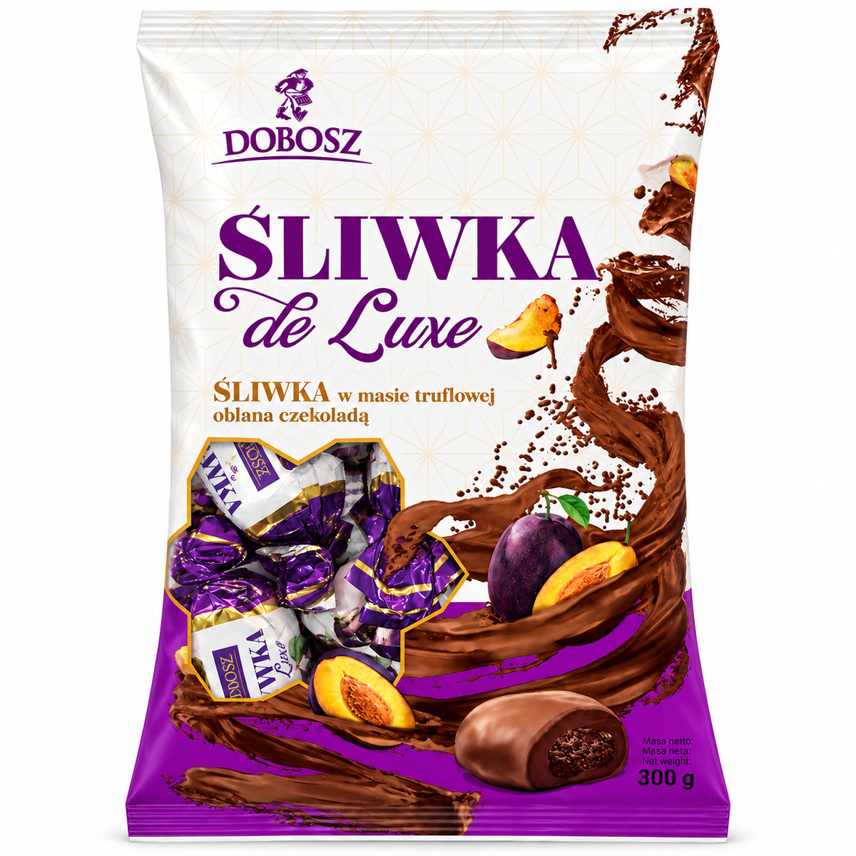 Pflaumenbonbons Śliwka de Luxe 300 g – Dobosz