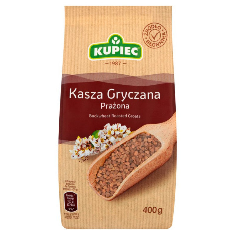 Kupiec Buchweizengrütze geröstet 400 g (lose) – Polnische Kasza Gryczana
