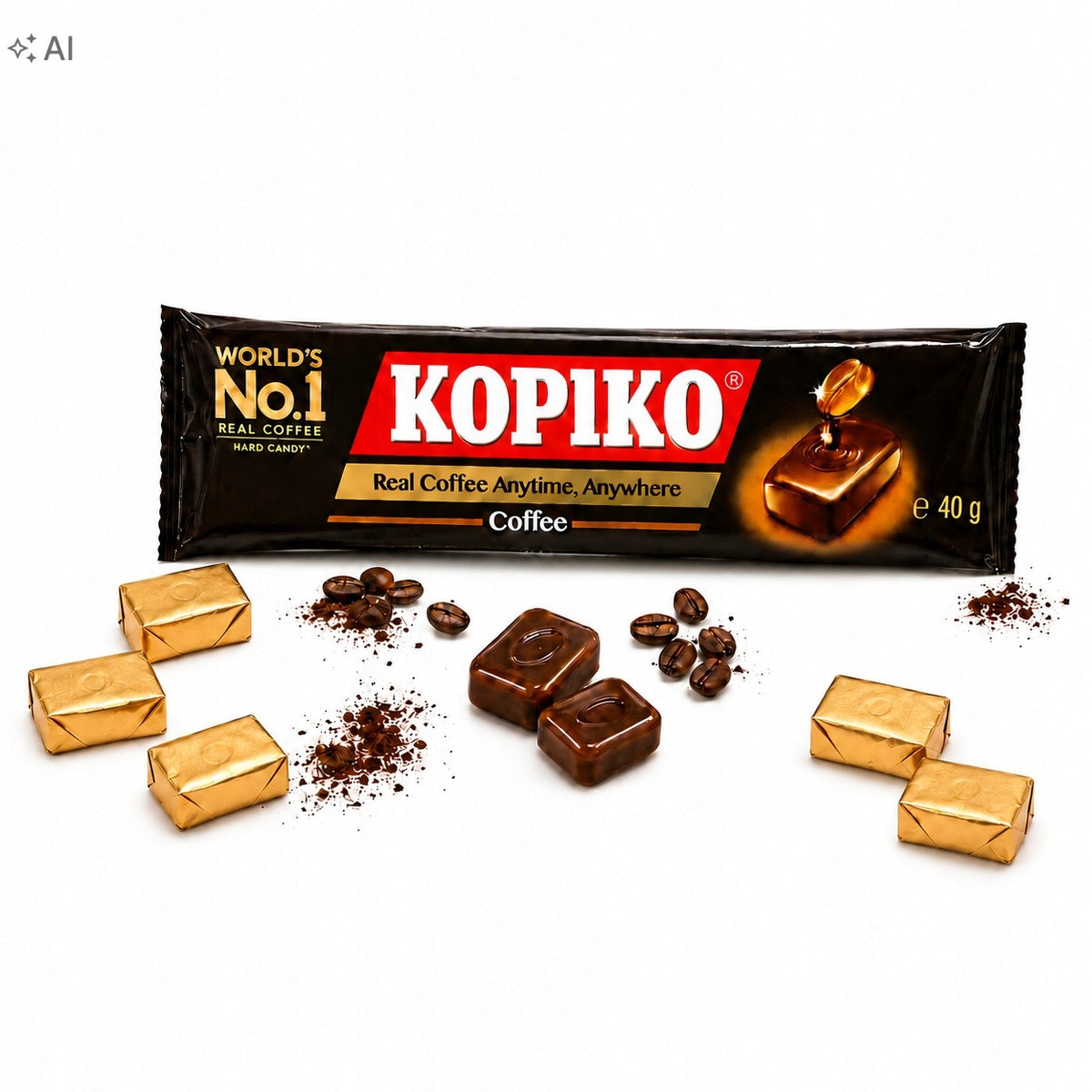 Kopiko Kaffeebonbons Original 40 g - Karmelki kawowe