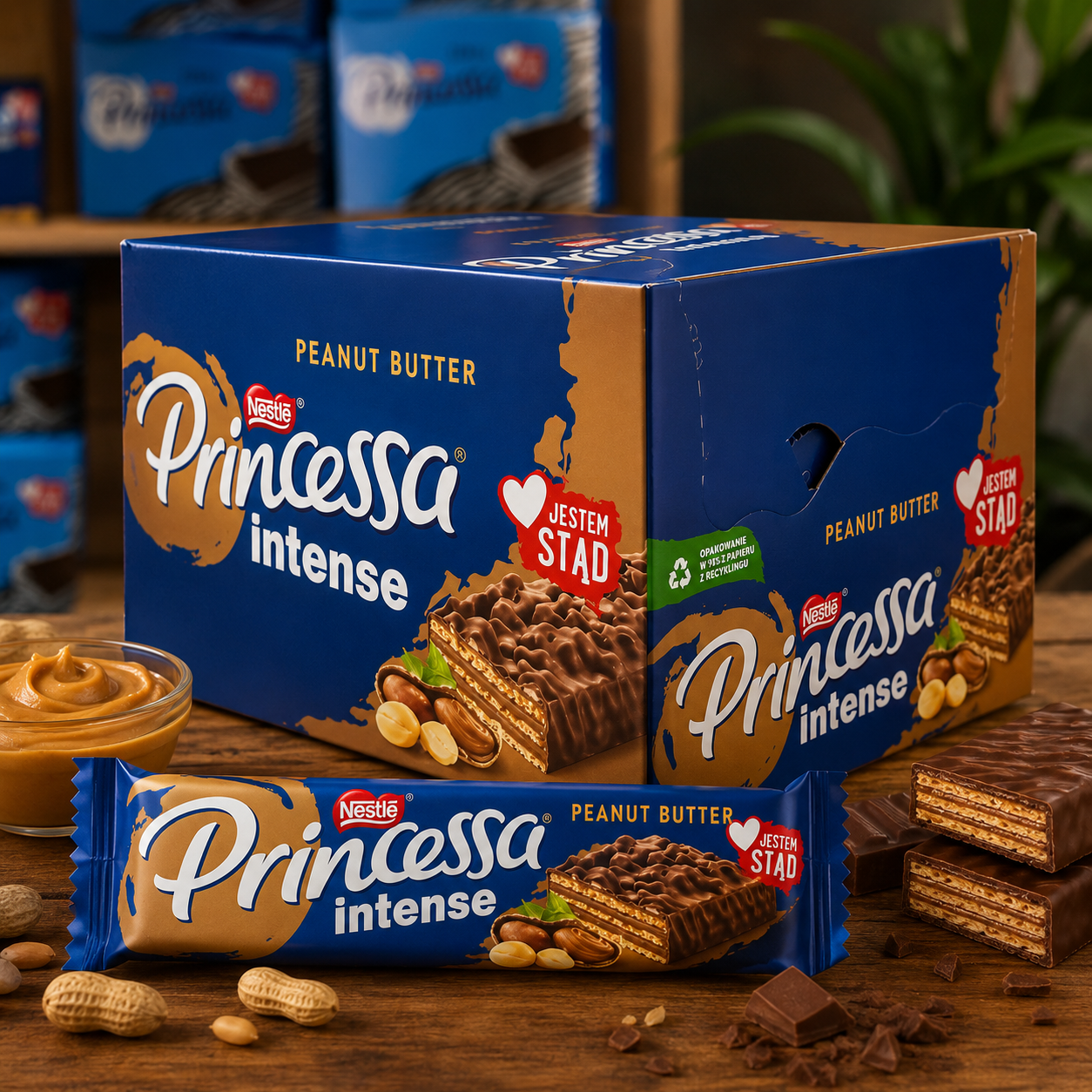 Princessa Intense Peanut Butter 31gx30 - Erdnussbutter