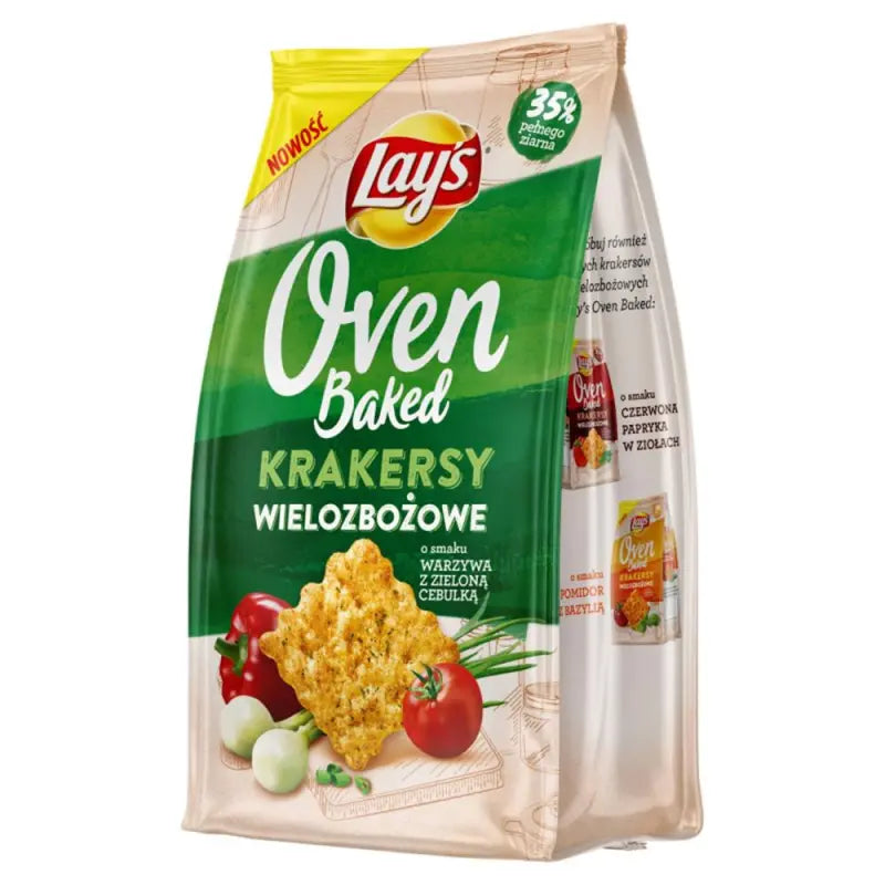 Lays Krakersy Zielona Cebulka - Getreide Cracker Green Onion 80g kaufen