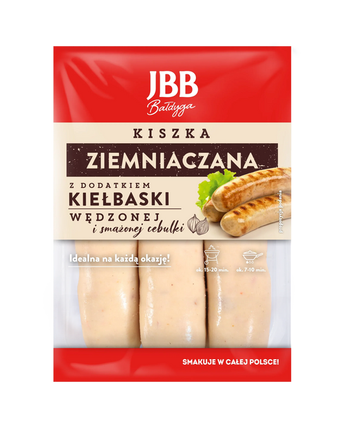 JBB Kiszka Ziemniaczana Kartoffelwurst 1kg - traditionelle polnische Wurst aus Kartoffeln und Schweinefleisch