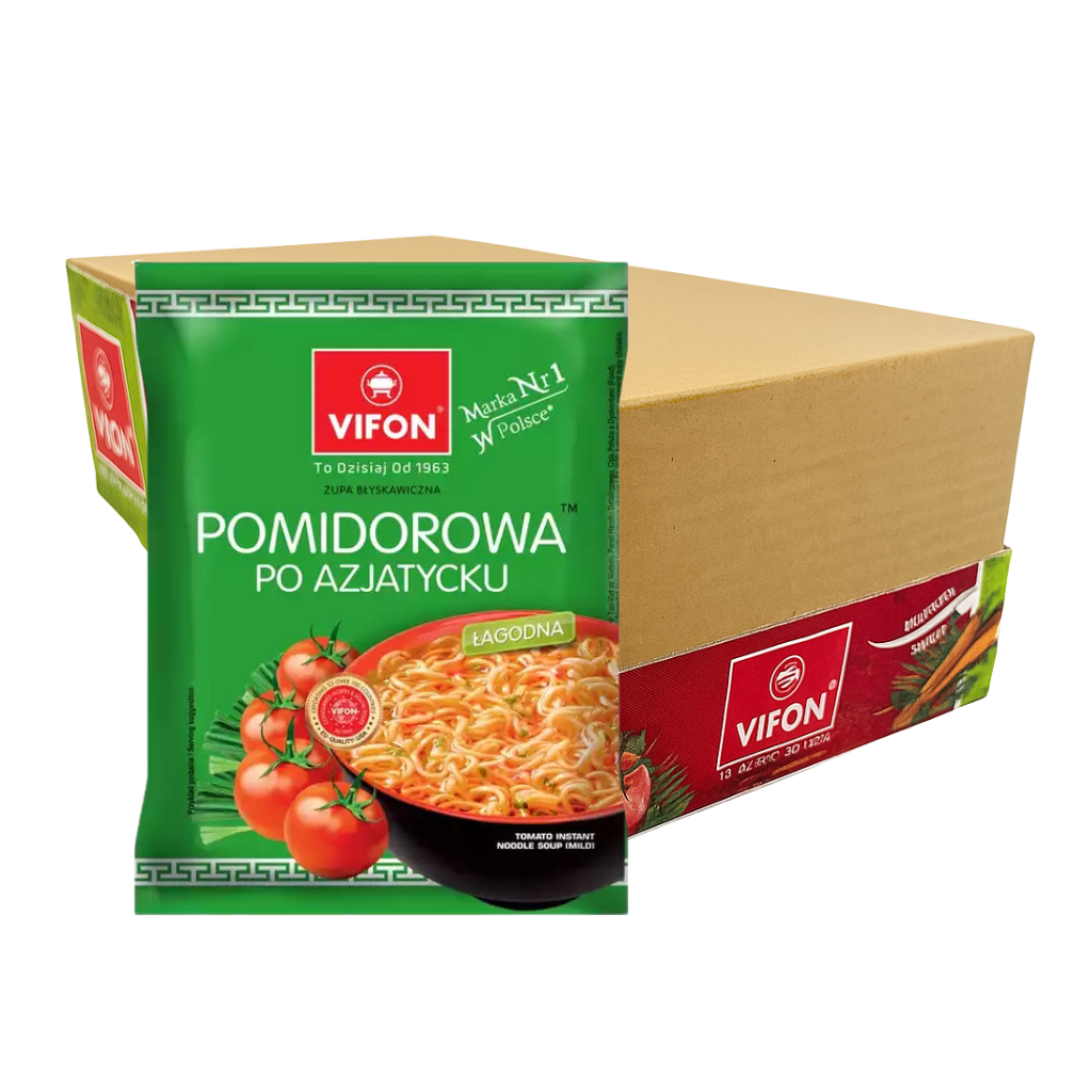 Vifon Tomatensuppe Instant-Nudelsuppe 70g (24er-Pack)