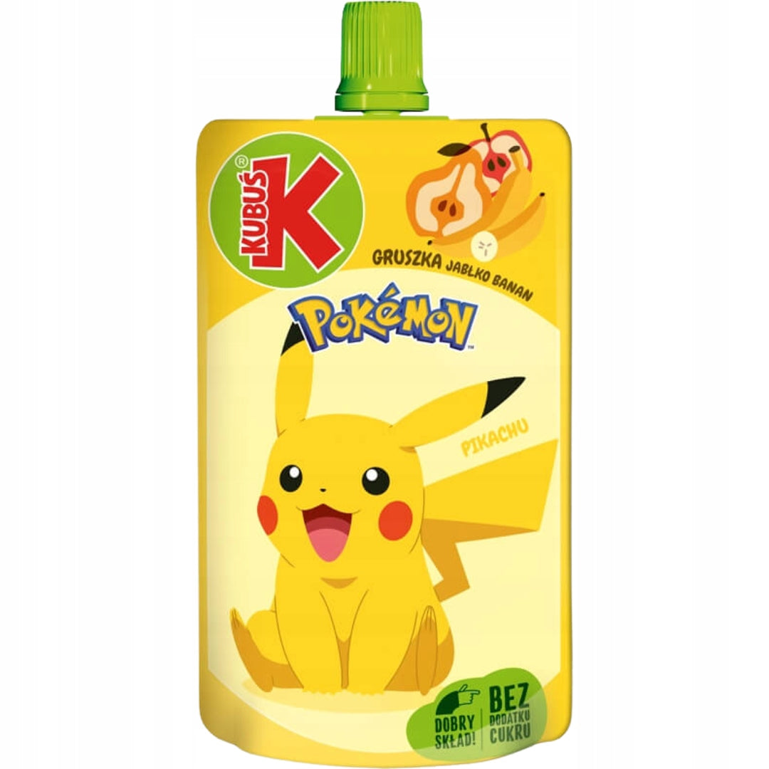 Kubus Fruchtmus Apfel Birne Banane 100g Quetschbeutel Mehrfruchtmus