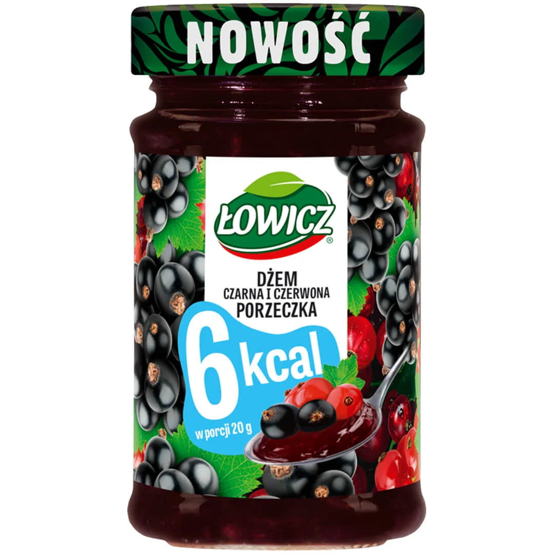 Johannisbeer-Konfitüre Dżem Porzeczkowy 6kcal 200g - Łowicz