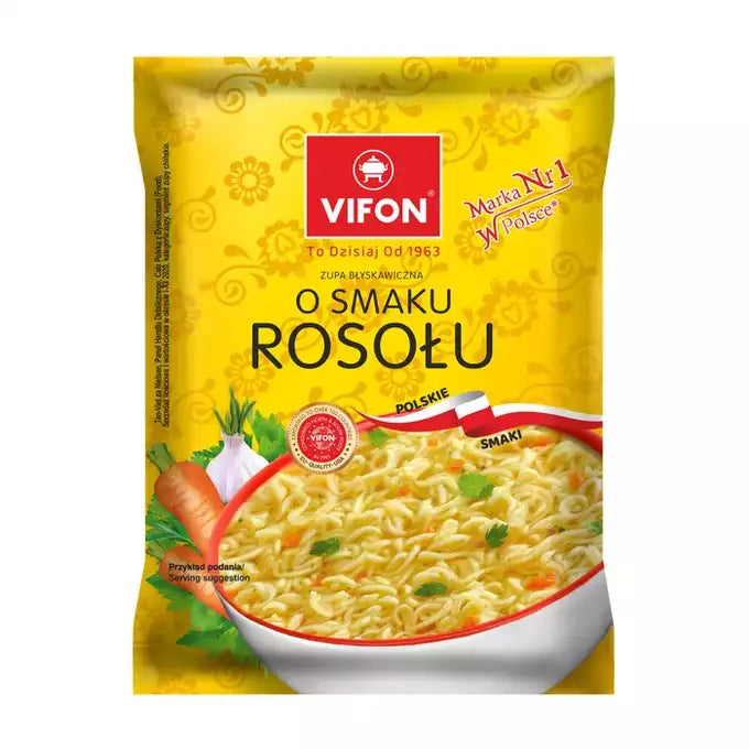 Hühnersuppe Instant-Nudelsuppe - Rosół zupka chińska 70g - Vifon