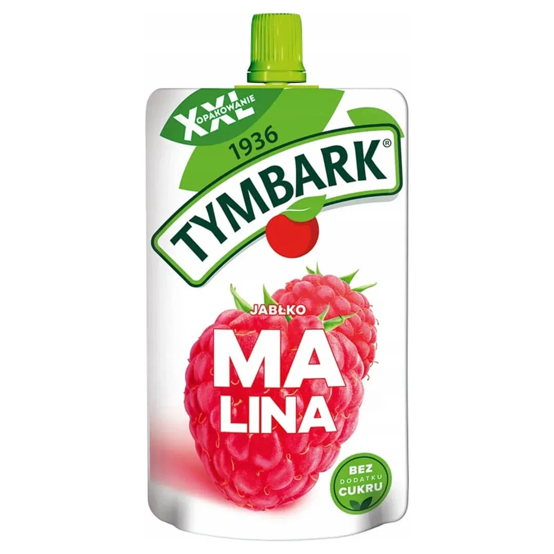 Tymbark Mus Malina Jabłko XXL 200g Himbeer Apfel Fruchtmus für Kinder