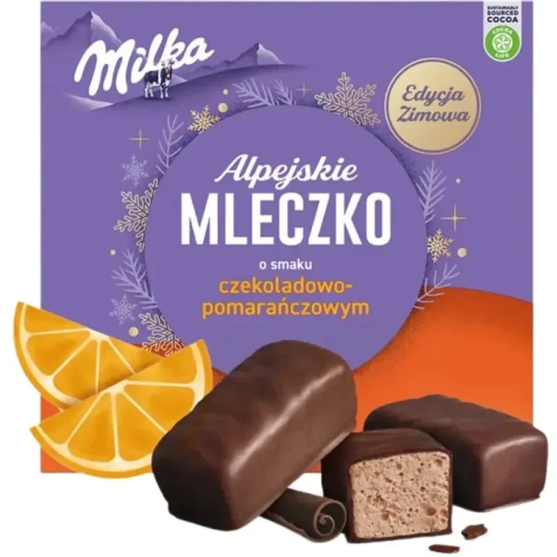 Alpejskie Mleczko Orange Schokolade 330g - Milka - Polskashop24