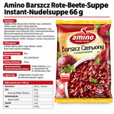 Amino Barszcz Rote-Beete-Suppe Instant-Nudelsuppe 66g - Polskashop24