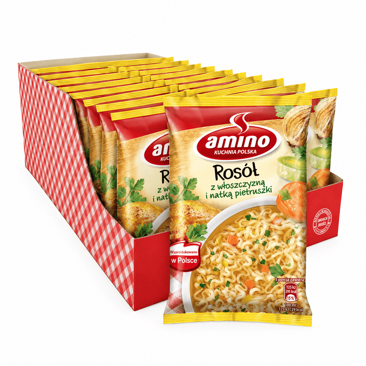 Amino Rosół Hühnersuppe 22er Karton