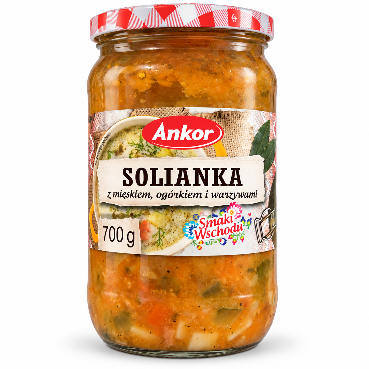 Ankor Solianka mit Fleisch, Gurken und Gemüse 700 g