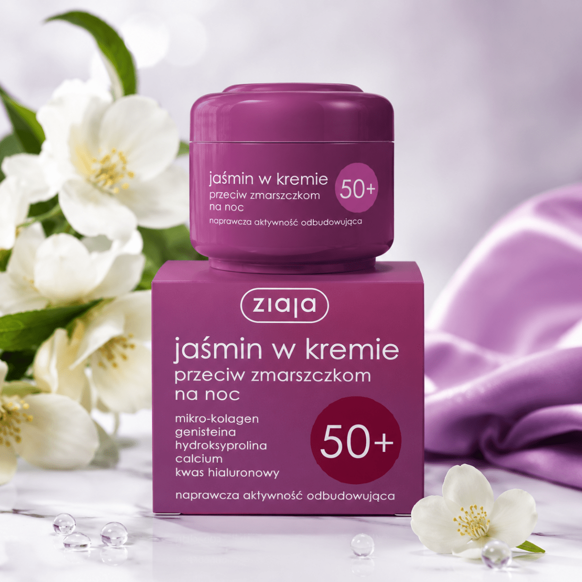 Antifaltencreme Nacht 50+ Krem 50+ na Noc 50ml - Ziaja - Polskashop24