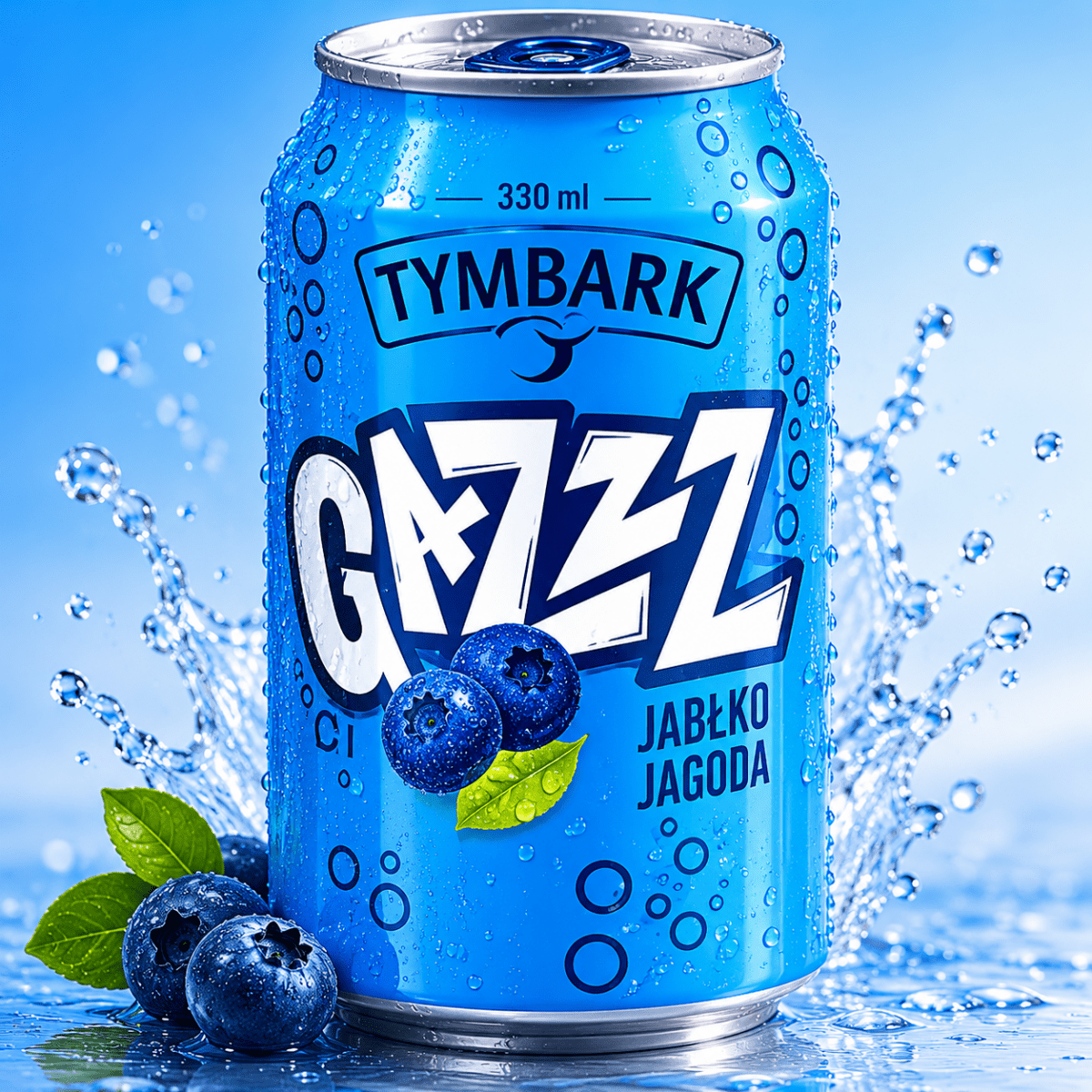 Apfel - Blaubeere Gazowany Jabłko Jagoda 12x330ml - Tymbark - Polskashop24