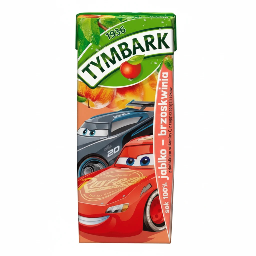 Apfel - Pfirsich - Saft Sok jabłko - brzoskwinia 200ml - Tymbark - Polskashop24