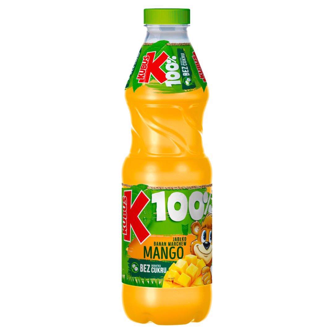 Kubuś Sok 100% Banane-Karotte-Mango-Apfel (zzgl. 0,25€ Pfand) 0,85l
