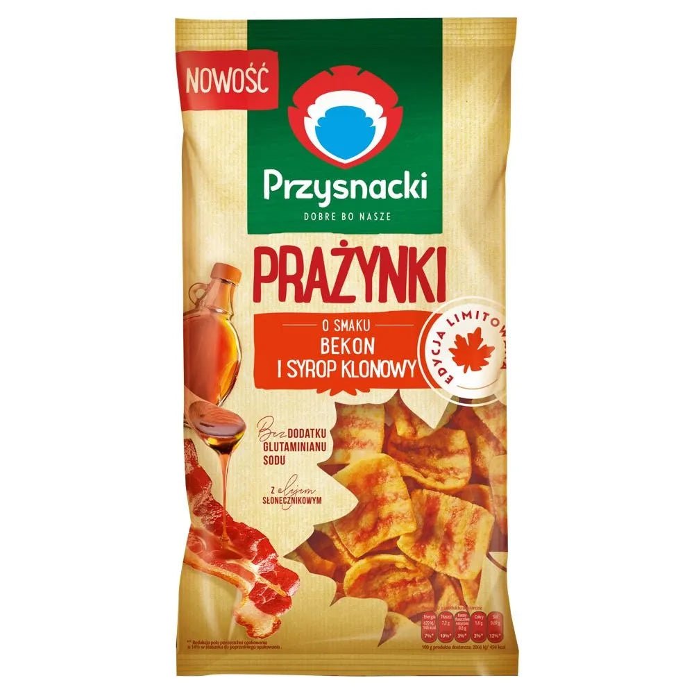 Bacon-Ahornsirup Snacks Prażynki 120g - Przysnacki - Polskashop24