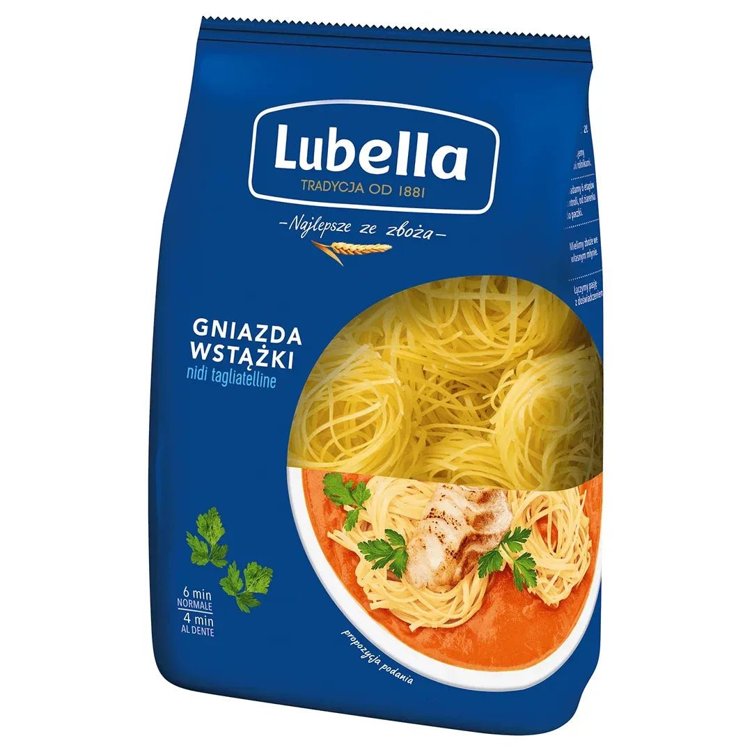 Bandnudeln Nester - Makaron Gniazda Wstążki 400g - Lubella - Polskashop24