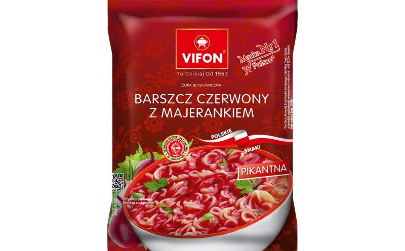 Vifon Barszcz Czerwony Rote Beetesuppe 24x67g