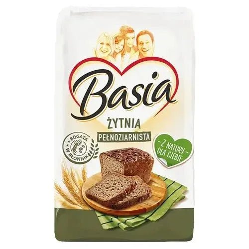 Basia Mehl Typ 2000 Vollkornmehl für Sauerteig & Roggenbrot - Polskashop24