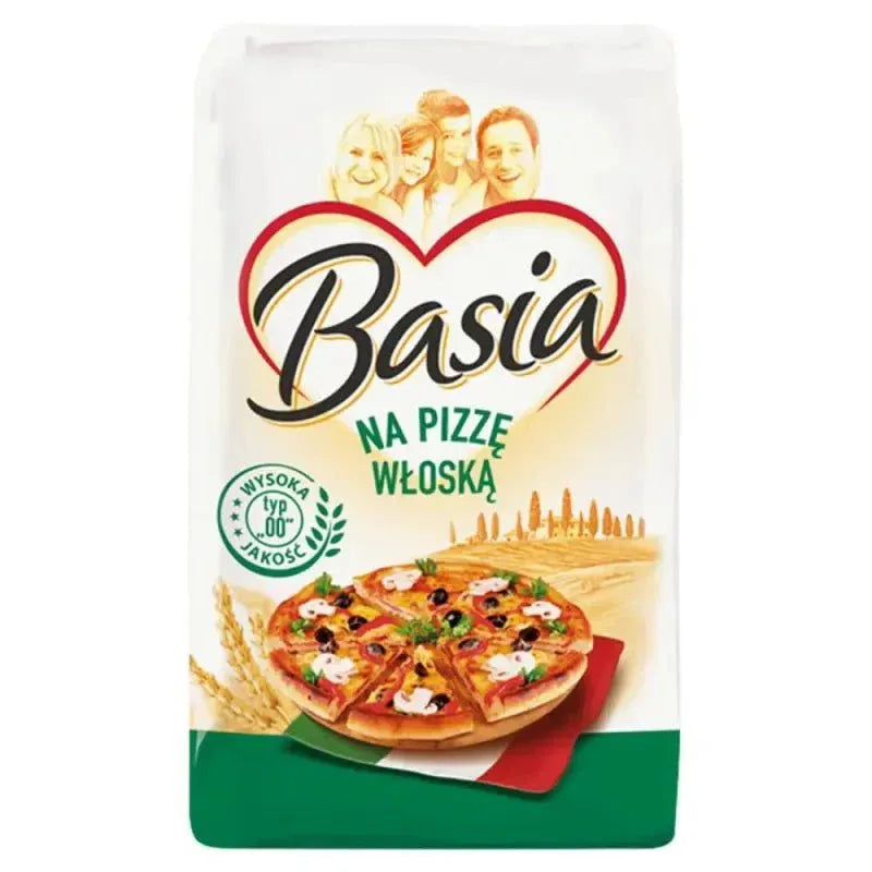 Basia polnisches Pizza Mehl ''Mehl Typ 00'' 1 kg - Polskashop24.de - Online Supermarkt mit Lebensmittel aus Polen