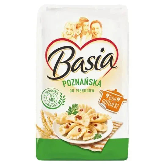 Basia Weizenmehl Poznańska Typ 500 – 1 kg Allzweckmehl - Polskashop24.de - Online Supermarkt mit Lebensmittel aus Polen
