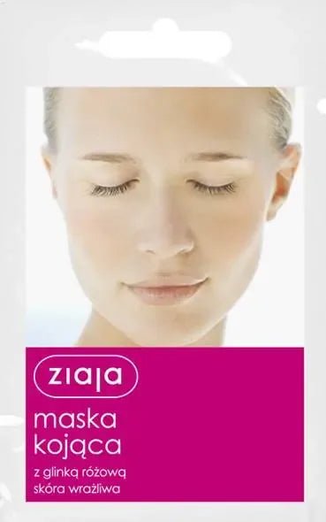 Beruhigende Rosa - Tonerde - Maske - Maska kojąca z glinką różową 7ml - Ziaja - Polskashop24