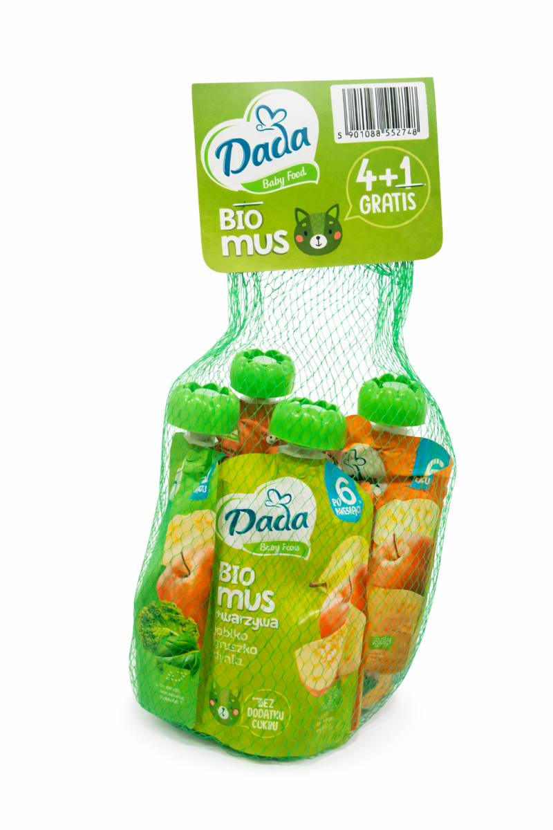 Bio - Gemüsemus Bio Mus Warzywa 5x100g - Dada - Polskashop24