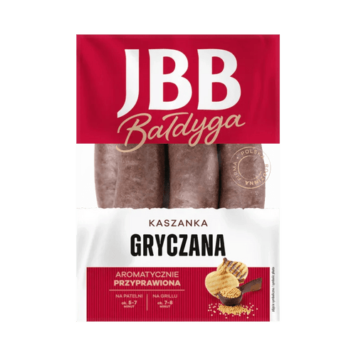 Blutwurst mit Buchweizen - Kaszanka Gryczana 600g - JBB - Polskashop24