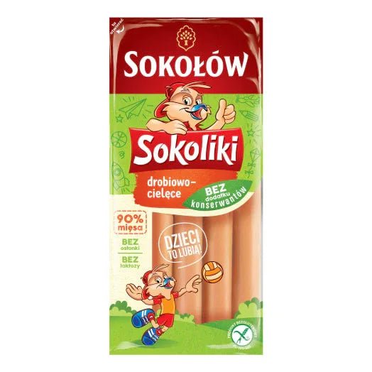 Bockwürstchen - Parówki Sokoliki 140g - Sokołów - Polskashop24