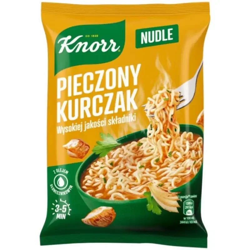 Brathähnchen Nudeln - Nudle Pieczony Kurczak 61g - Knorr - Polskashop24