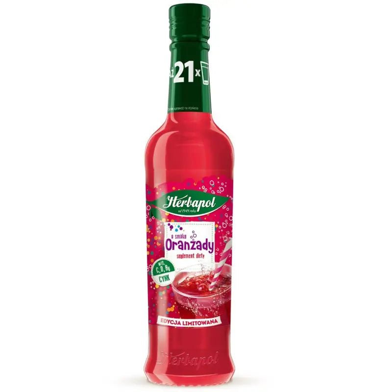 Brause-Sirup Syrop Oranzada 420ml - Herbapol - Polskashop24