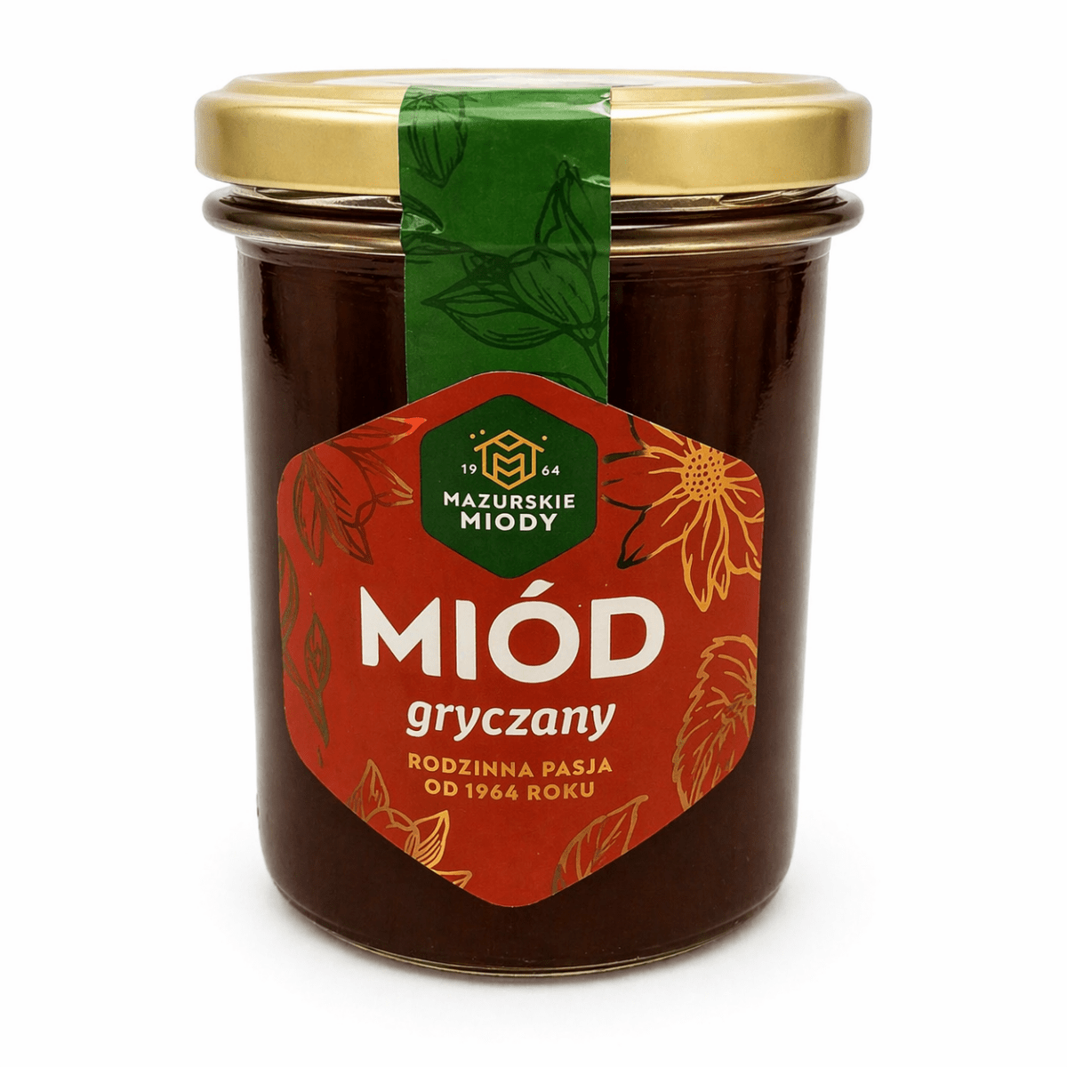 Buchweizen - Honig Miod Gryczany 400g - Mazurskie Miody - Polskashop24