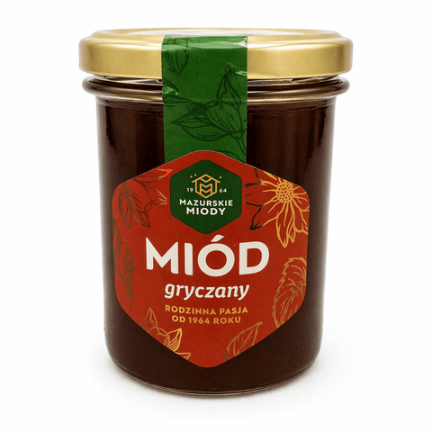 Buchweizen - Honig Miod Gryczany 400g - Mazurskie Miody - Polskashop24