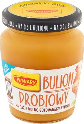 Winiary Bulion Drobiowy Hühnerbrühe 160g - pasteurisierte polnische Hühnerbrühe im Glas