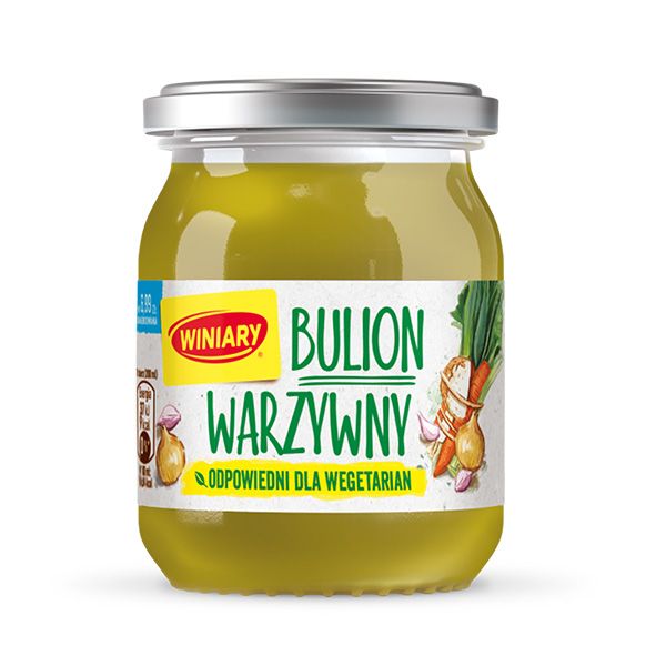 Winiary Bulion Warzywny Gemüsebrühe 160g - pasteurisierte polnische Gemüsebrühe im Glas