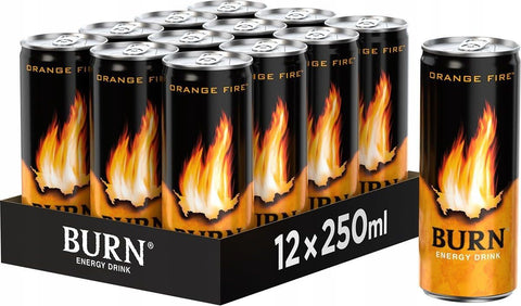 Burn Energy Drink Orange 0,25 L - Polskashop24
