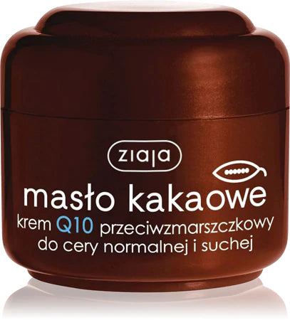 Ziaja Kakaobutter Anti-Falten Creme mit Q10 50ml - Masło kakaowe krem przeciwzmarszczkowy für reife Haut