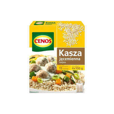 Cenos Gerstengrütze - Kasza jeczmienna wiejska 400 g (4 x 100 g) - Polskashop24