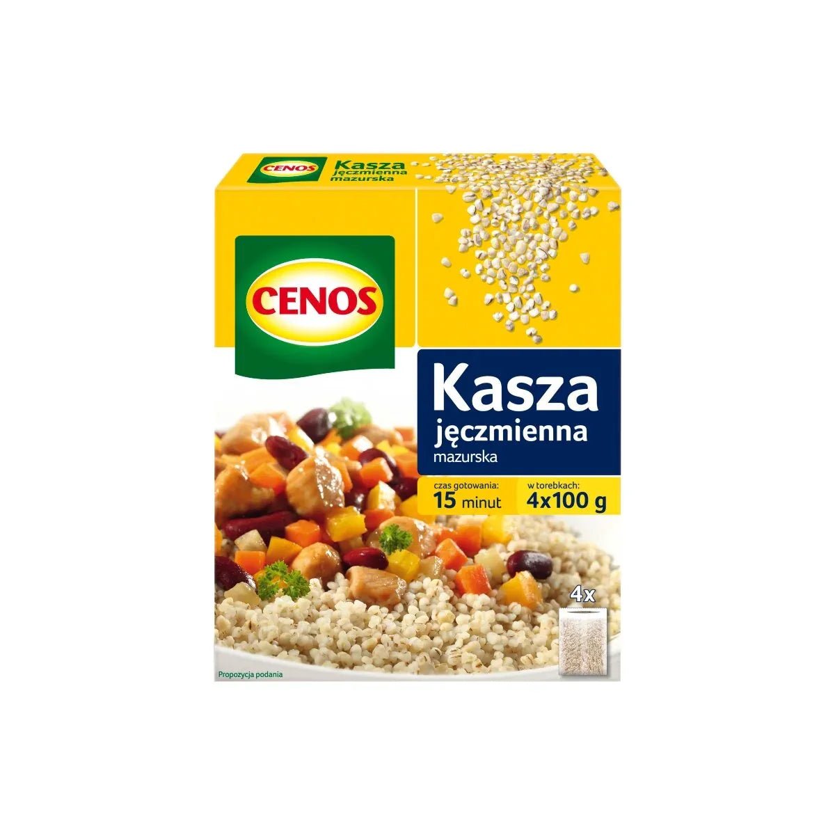 Cenos Masurische Gerste 400 g (4 x 100 g) - Polskashop24